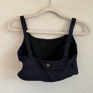 Lululemon Both Ways‎ Black Size 10 Workout Casual Gym Sports Bra Athletic Yoga